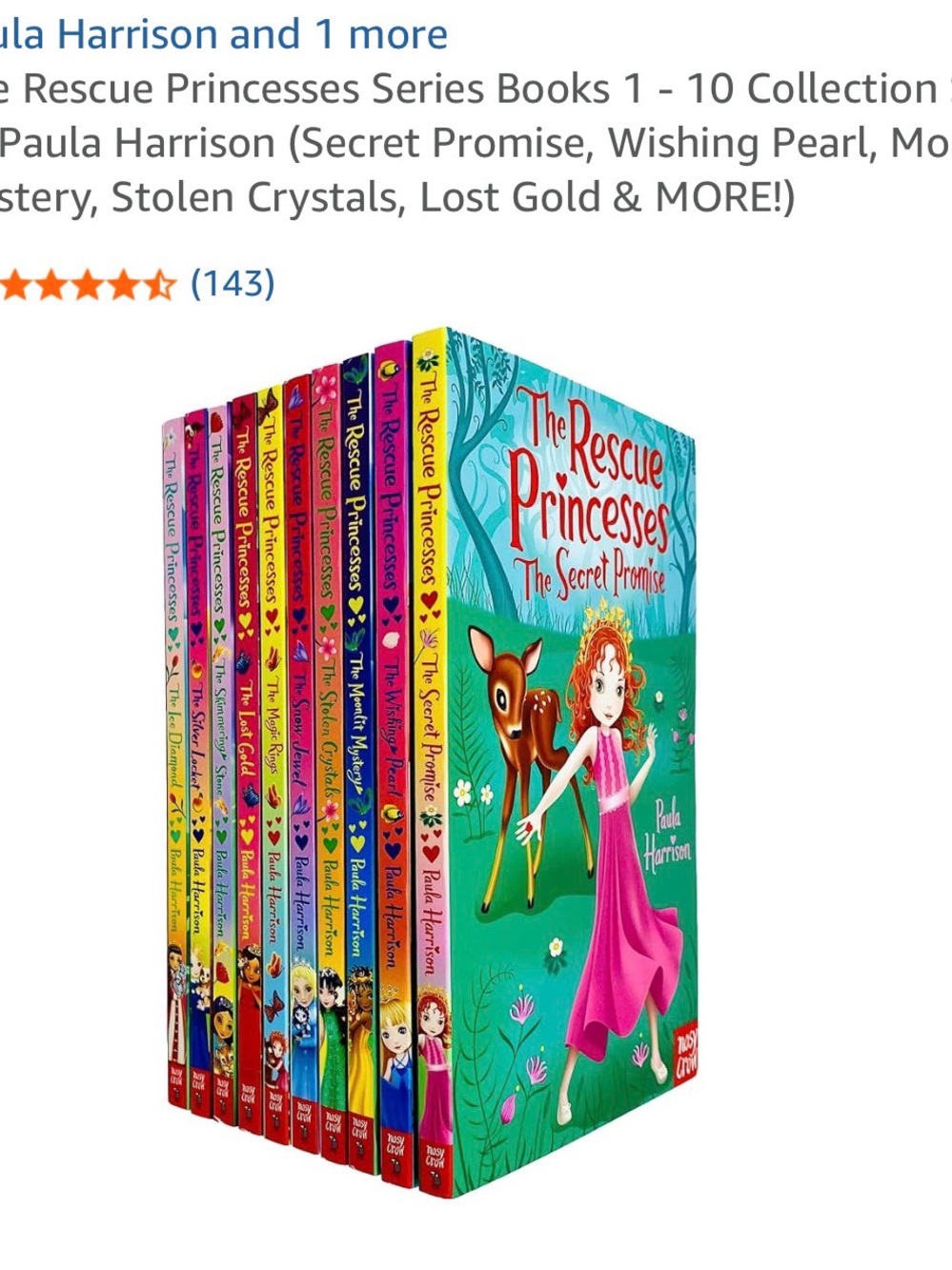 The Rescue Princesses Collection - Colorful Kids Book Set, books 1-10